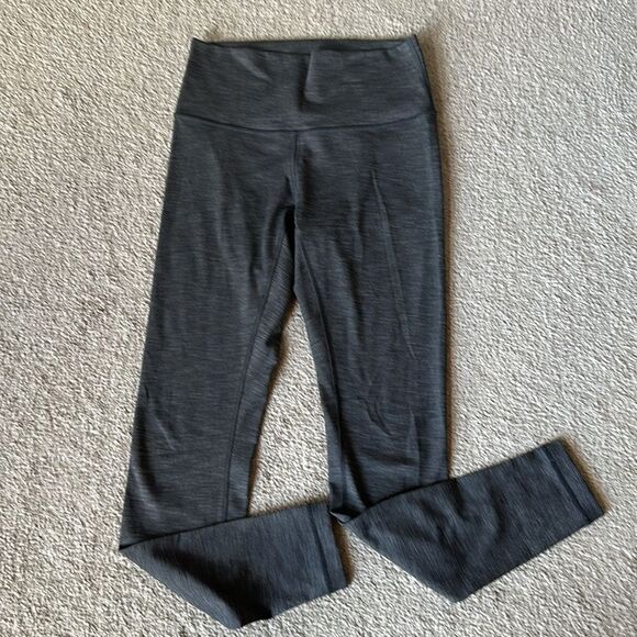 Lululemon Charcoal Space Dye High Rise Leggings! - Picture 3 of 13